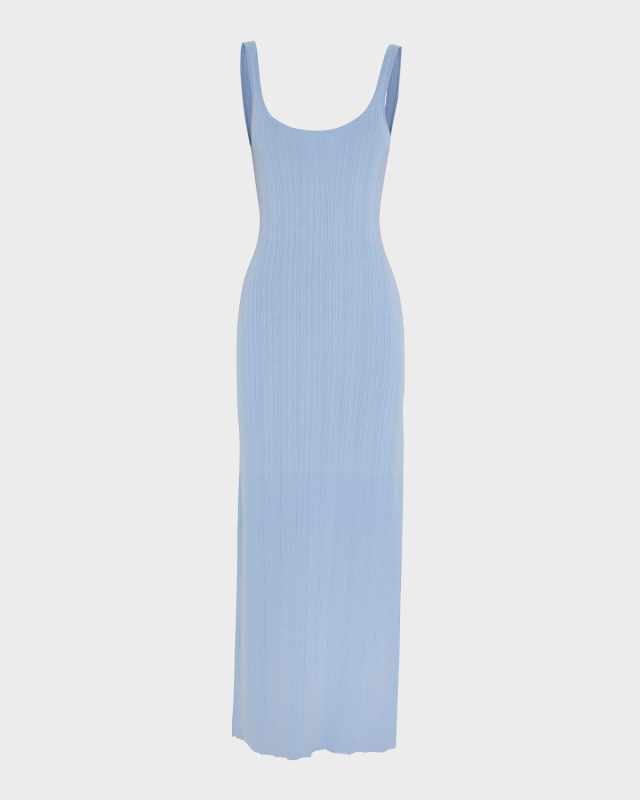 Palmer Ladder-Knit Midi Dress